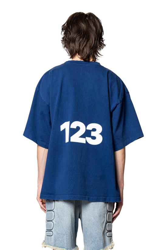 26SS 리빙톤 르아 레비스 123 반팔 티셔츠 METC SS52 NAVY - RIVINGTON ROI REBIS 123