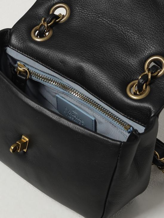 26SS 비비안웨스트우드 아니타 스몰 숄더백 46030004WL00BZN401 BLACK DOM - VIVIENNE WESTWOOD