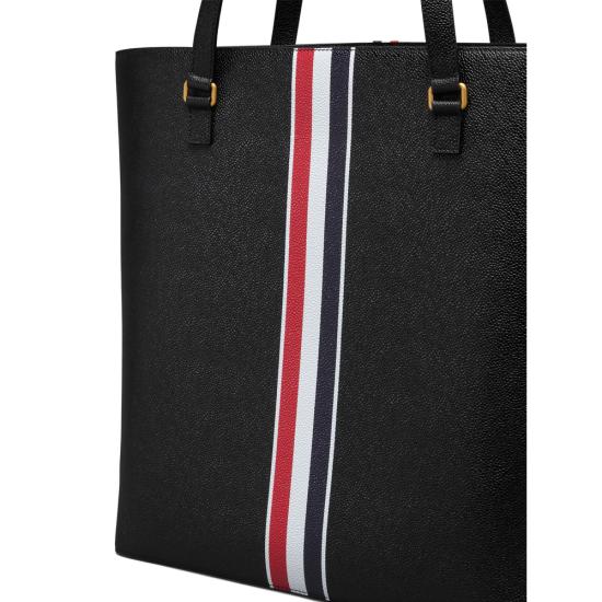 26SS 톰브라운 그레인 헥터 미디움 툴 토트 UAG250A 00198 001 BLACK DOM - THOM BROWNE