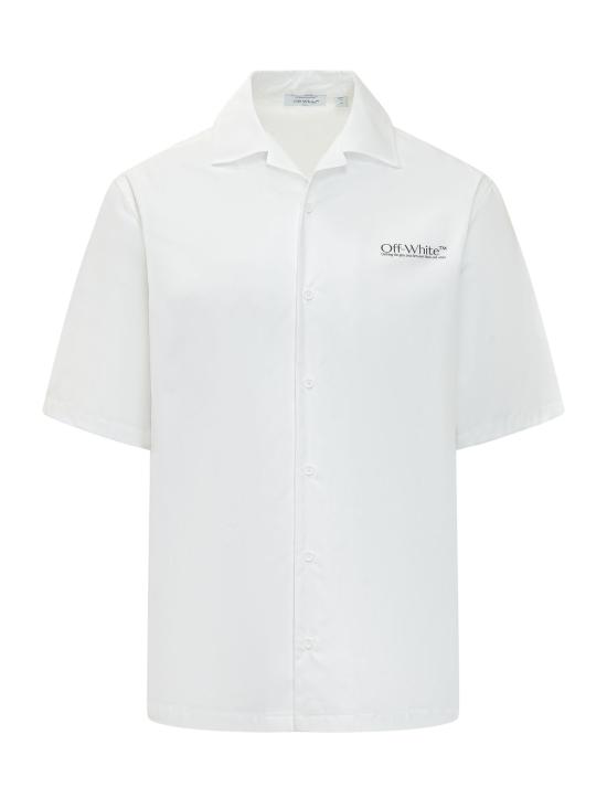 26SS 오프화이트 긴팔 셔츠 OMGG01FS26FAB006 1000 WHITE