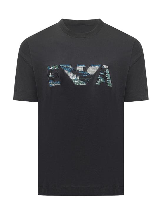 26SS 엠포리오 아르마니 반팔 티셔츠 EM005278AF13747 UB118 BLUE NAVY