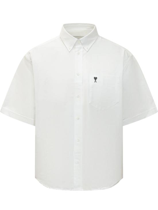 26SS 아미 긴팔 셔츠 HSH823CO0031 168 WHITE NATURAL