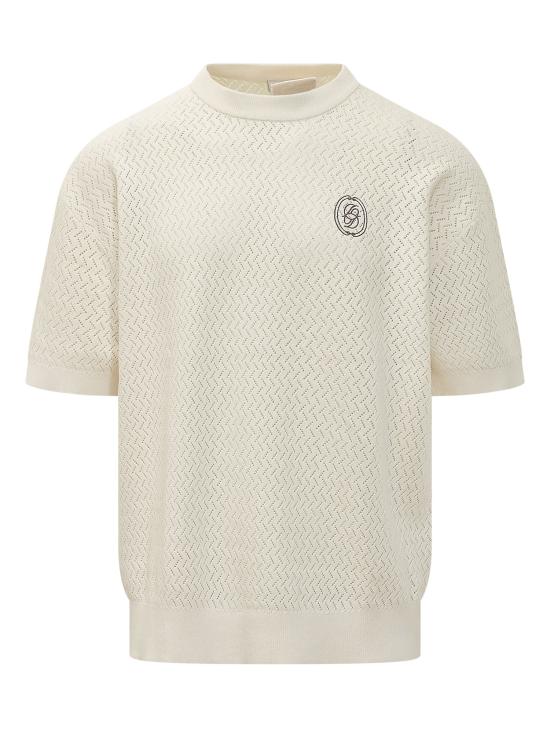 26SS 드롤드무슈 반팔 티셔츠 KPO202CO292 OW OFF WHITE