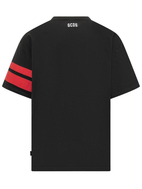 26SS 지씨디에스 반팔 티셔츠 Z0MLQC106J101 999R BLACK RED - GCDS