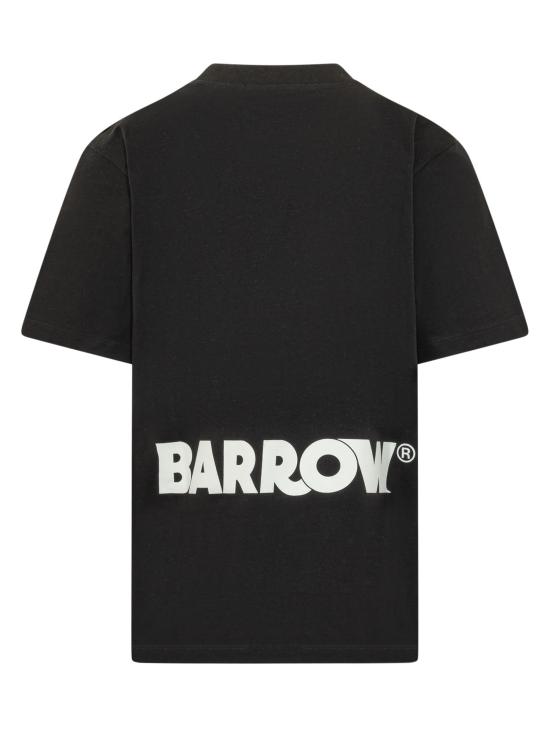 26SS 바로우 반팔 티셔츠 S6BWUATH003 110 06 NERO OFF WHITE - BARROW