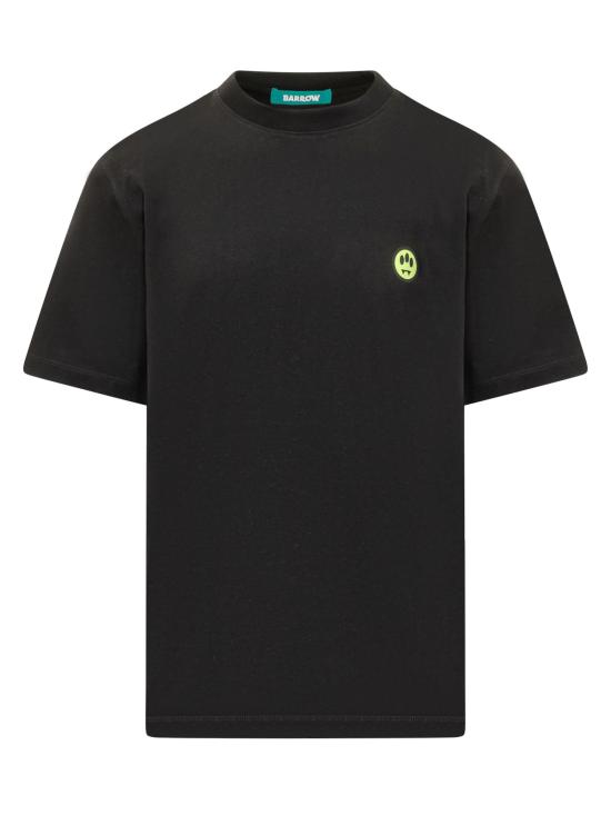 26SS 바로우 반팔 티셔츠 S6BWUATH003 110 06 NERO OFF WHITE