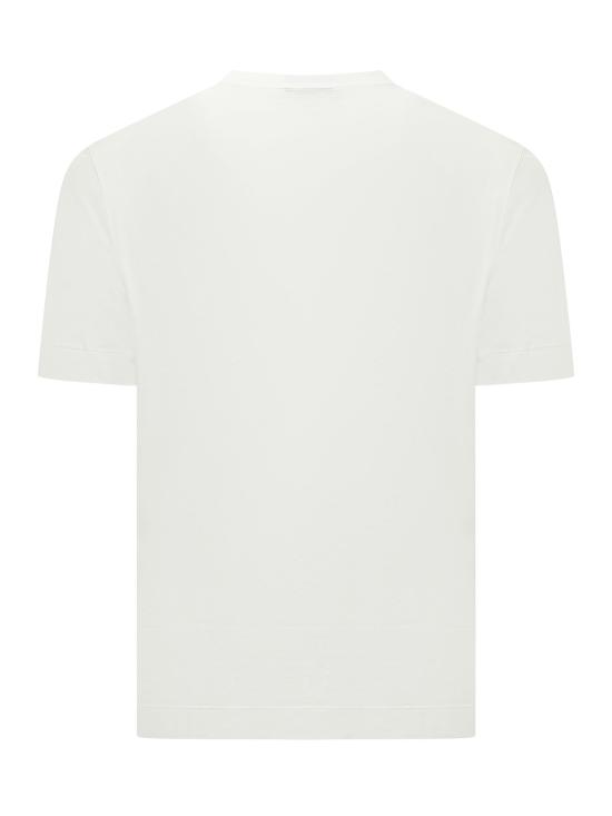 26SS 엠포리오 아르마니 반팔 티셔츠 EM004520AF13747 U0003 OFF WHITE - EMPORIO ARMANI