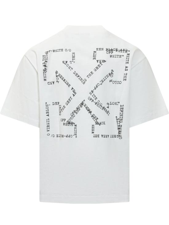 26SS 오프화이트 반팔 티셔츠 44MAA120S26J00 K100 WHITE - OFF WHITE