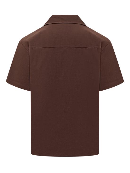 26SS 드롤드무슈 긴팔 셔츠 KSH254VI029 BN BROWN - DROLE DE MONSIEUR
