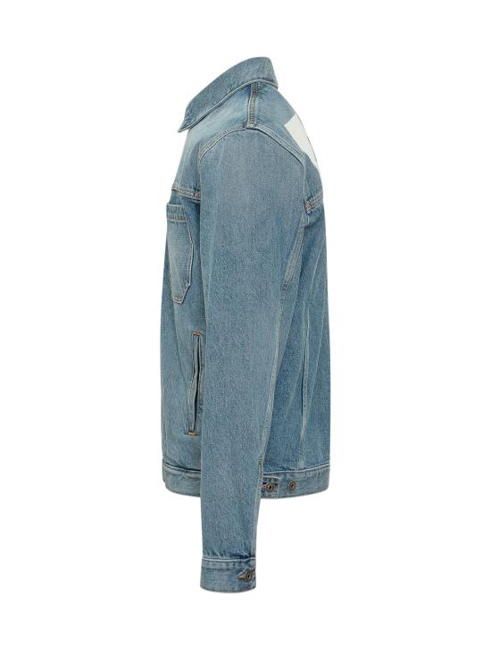 26SS 오프화이트 자켓 44MYE09QS26D00 2400 LIGHT MEDIUM BLUE - OFF WHITE