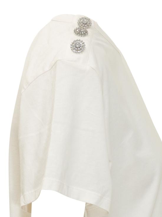 26SS 바쉬 반팔 티셔츠 1E26ELME 0101 ECRU - BA&SH