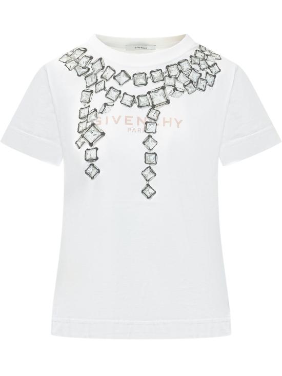 26SS 지방시 반팔 티셔츠 BW70FJP7ER 100 WHITE