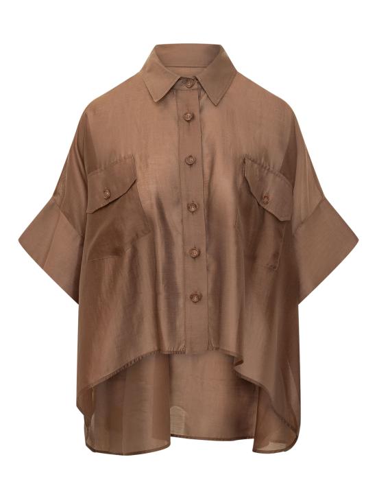 26SS 르 쉴리 스튜디오 셔츠 2733ALIANTE 0748 TABACCO