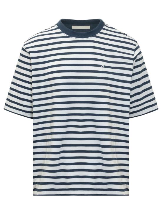 26SS 아미 반팔 티셔츠 UTS374JE0210 A044 INCHIOSTRO WHITE