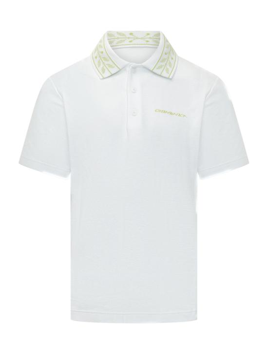 26SS 카사블랑카 폴로 티셔츠 MSS26JTP499 01 BRIGHT WHITE