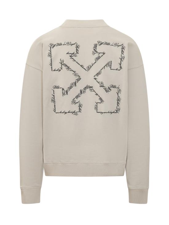 26SS 오프화이트 긴팔 티셔츠 44MBA054S26F00 1270 PUMICE STONE - OFF WHITE