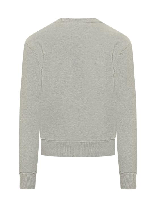 26SS 아미 긴팔 티셔츠 USW787730 A161 GRIS CEND CHINE BLANC CR - AMI