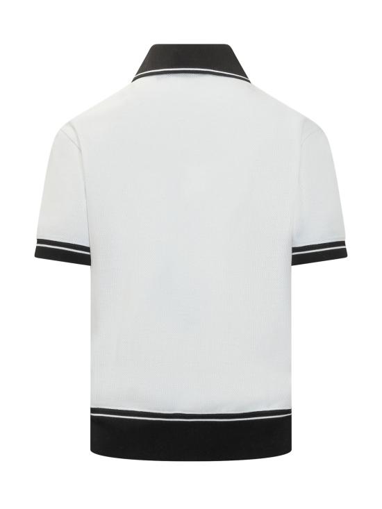 26SS 돌체앤가바나 폴로 티셔츠 F8V33ZGDDMH W0800 BIANCO OTTICO - DOLCE & GABBANA