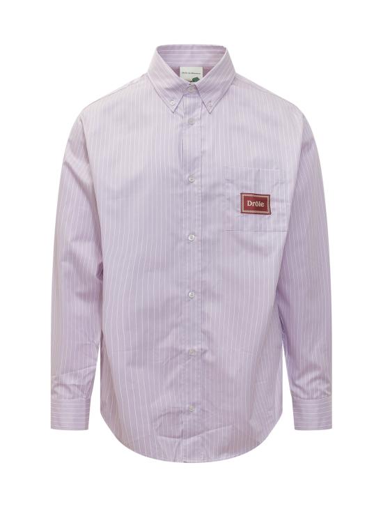 26SS 드롤드무슈 긴팔 셔츠 KSH240CO287 LAV LAVANDER