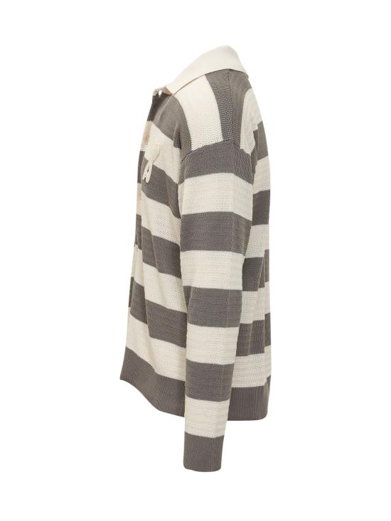 26SS 아미 긴팔 셔츠 HKC390KN0153 A152 BLANC CREME CARBONE - AMI