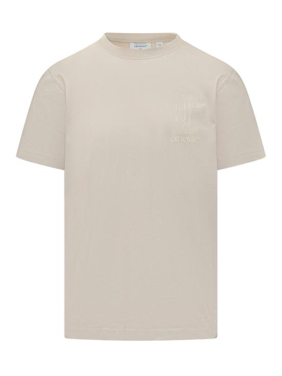 26SS 오프화이트 반팔 티셔츠 44MAA027S26J00 3270 PUMICE STONE