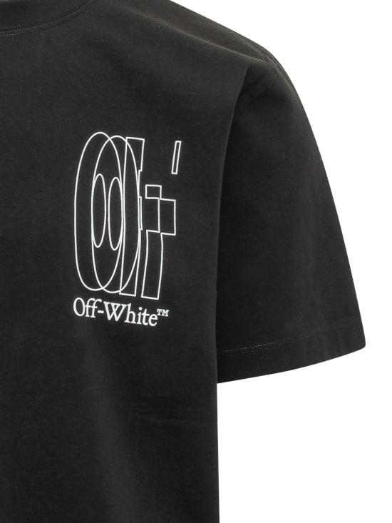 26SS 오프화이트 반팔 티셔츠 44MAA027S26J00 3001 BLACK - OFF WHITE