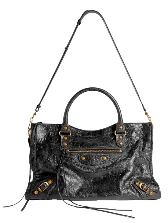 26SS 발렌시아가 르 시티 미디움 백 823058 210F6 1000 BLACK - BALENCIAGA