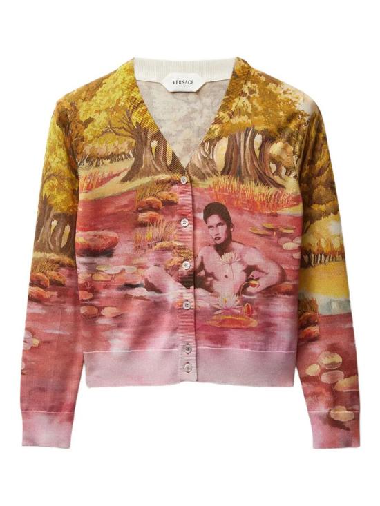 26SS 베르사체 가디건 1024236 1A17877 5X000 MULTICOLOUR