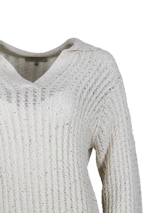 26SS 안토넬리 피렌체 스웨터 GERBERA41770Q 40809 Burro - ANTONELLI FIRENZE