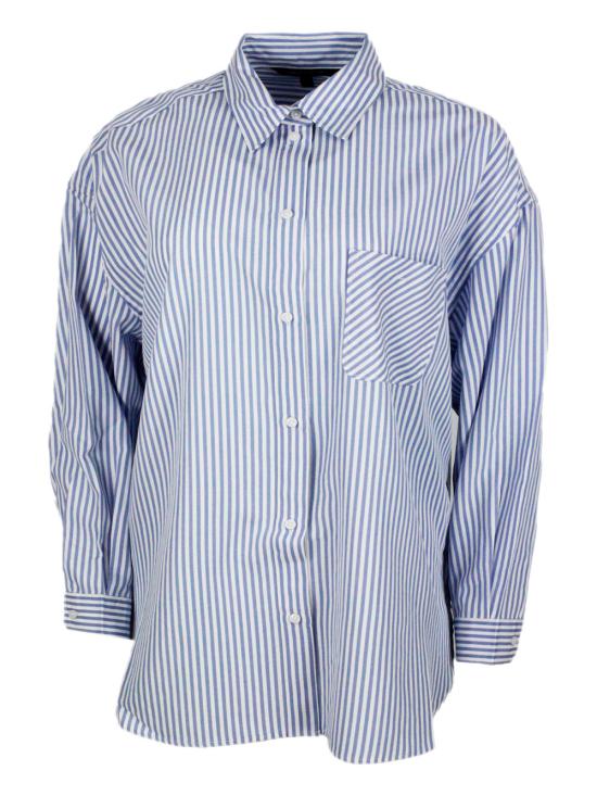 26SS 알마니 셔츠 XW002034AF21535 MB088 Bianco celeste