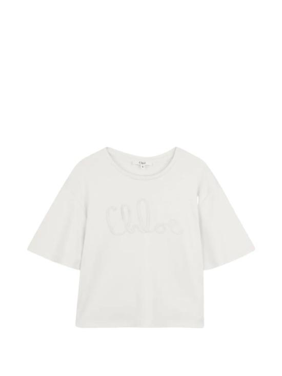 26SS [키즈] 끌로에 티셔츠 C20858 117 WHITE