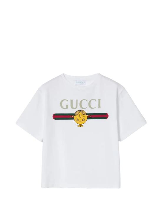 26SS [키즈] 구찌 티셔츠 857205 XJHRG 9320 OPTICAL WHITE MULTICOLOR