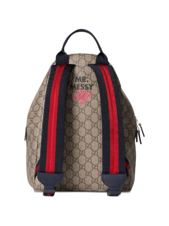 26SS [키즈] 구찌 백팩 851222 FAFP1 9862 BEIGE EBONY MULTICOLOR - GUCCI