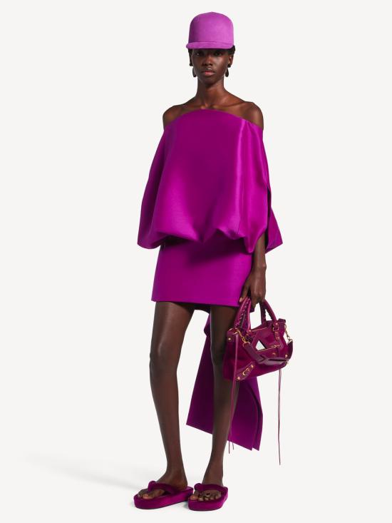 26SS 발렌시아가 원피스 875842 TUT22 5100 VIOLET - BALENCIAGA