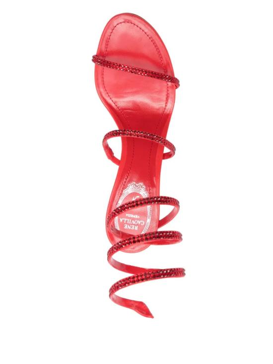26SS 르네 카오빌라 샌들 C12369080R001V133 RED STRASS - RENE CAOVILLA