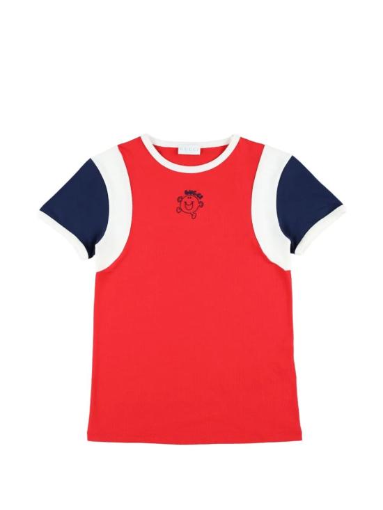 26SS [키즈] 구찌 티셔츠 849859 XJHSP 6024 RED WHITE BLUE