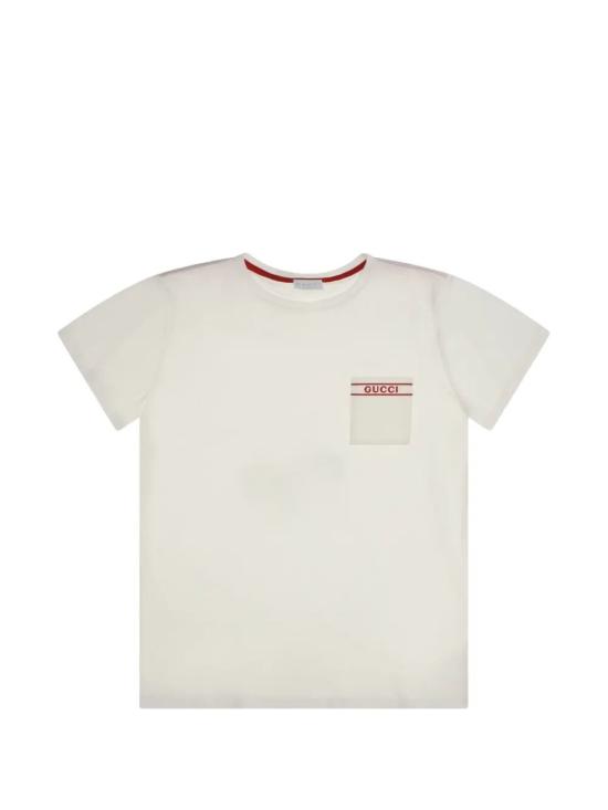 26SS [키즈] 구찌 티셔츠 854328 XJHNU 9035 NEW WHITE RED