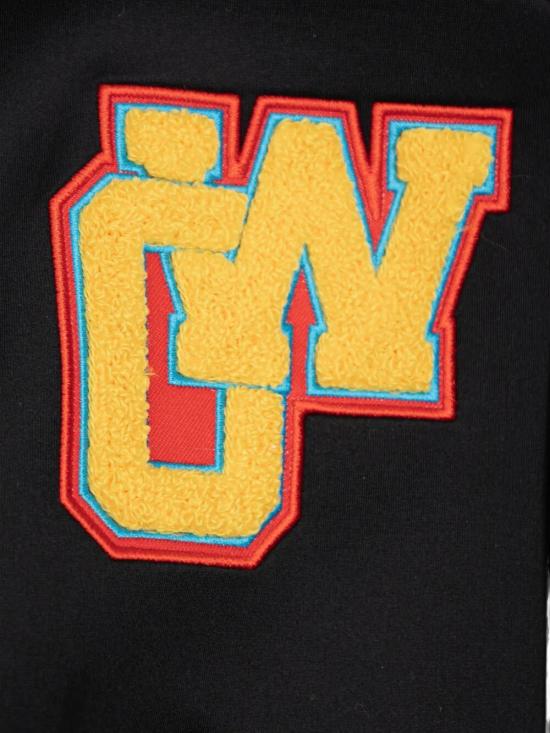 26SS [키즈] 오프화이트 봄버 자켓 44BEH001S26F001 001 BLACK - OFF WHITE