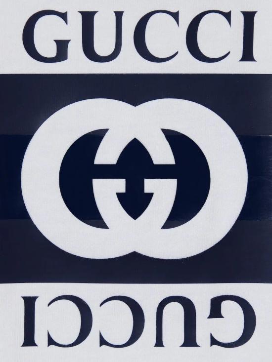 26SS [키즈] 구찌 티셔츠 855551 XJHO7 9056 OPT WHITE BLUE MC - GUCCI