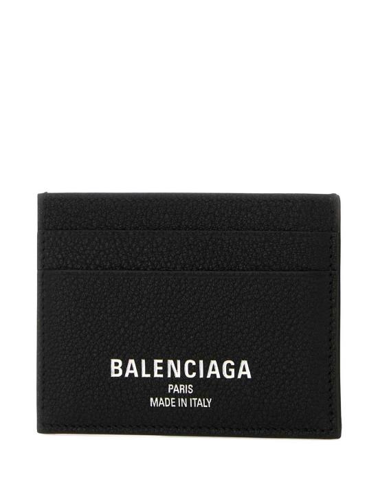 26SS 발렌시아가 로고 크레딧 카드 홀더 8066372ABV01000 Black - BALENCIAGA