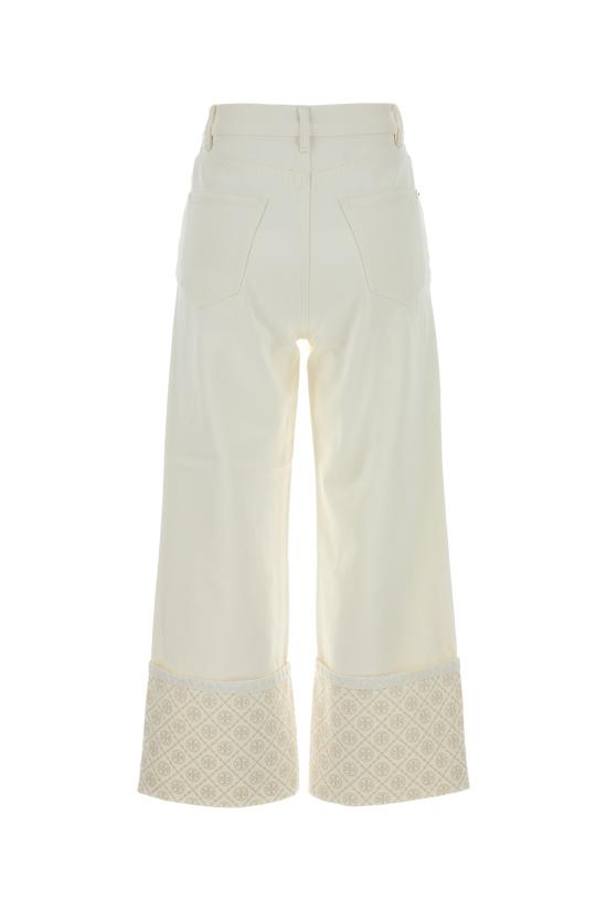 26SS 토리버치 데님 팬츠 183553 100 WHITE - TORY BURCH