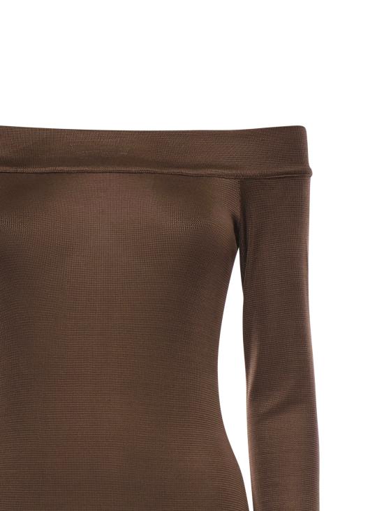 26SS 안다마네 미디 원피스 T190161A TJV155CHOCOLATE Brown - ANDAMANE