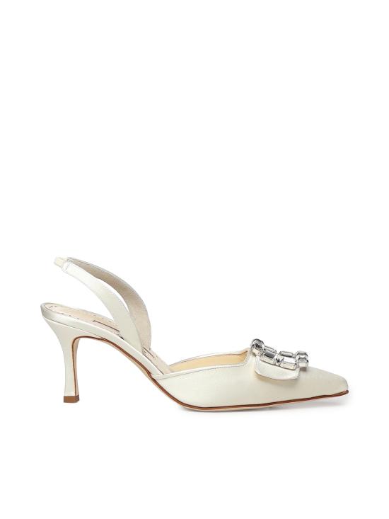 25FW 마놀로 블라닉 플랫 슈즈 1263183 1309 White