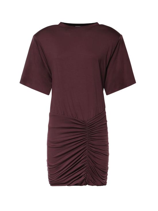 26SS 안다마네 숏 원피스 T190181A TJV053AUBERGINE