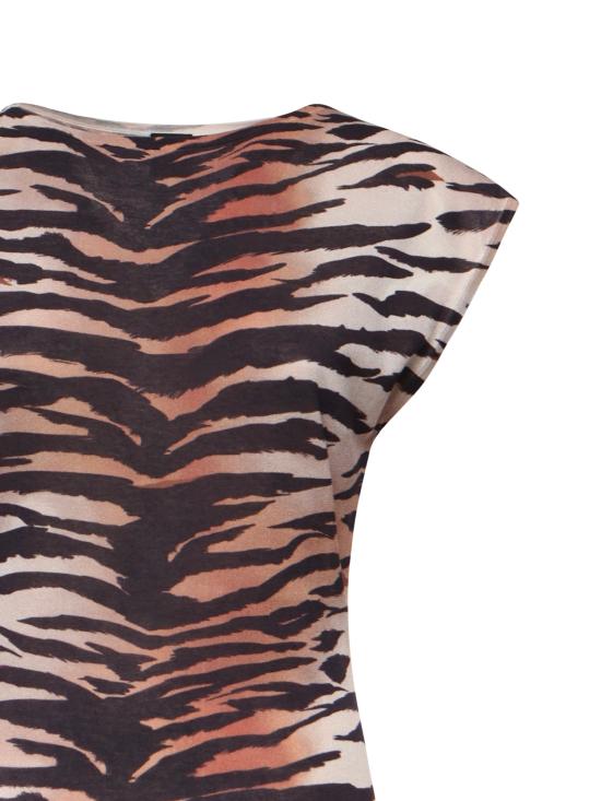 26SS 핑코 미디 원피스 106371 A356ZC8 Multicolor Black Beige - PINKO