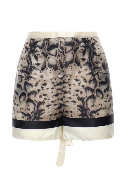 26SS 핑코 숏팬츠 106733 A38HCZ5 MULT BEIGE NERO