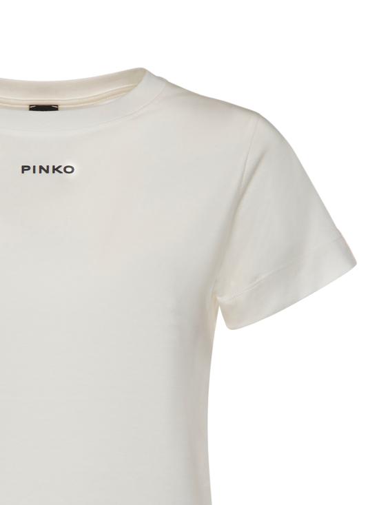 26SS 핑코 반팔 티셔츠 100373 A34FZ05 White - PINKO