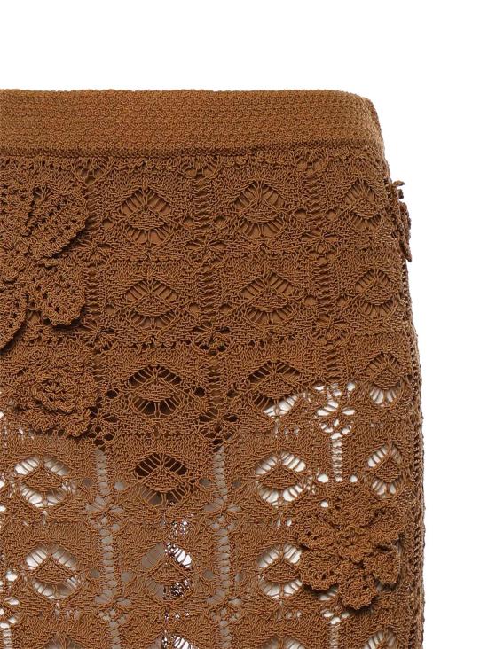 26SS 핑코 롱 스커트 106861 A3B8L25 Orange - PINKO