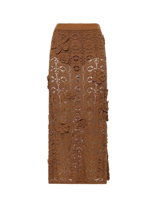 26SS 핑코 롱 스커트 106861 A3B8L25 Orange