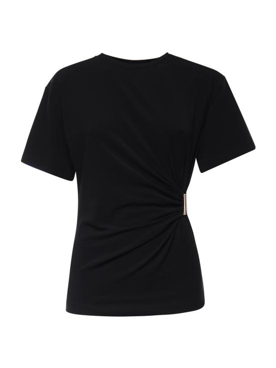 26SS 핑코 반팔 티셔츠 106455 A35DZ99 Black